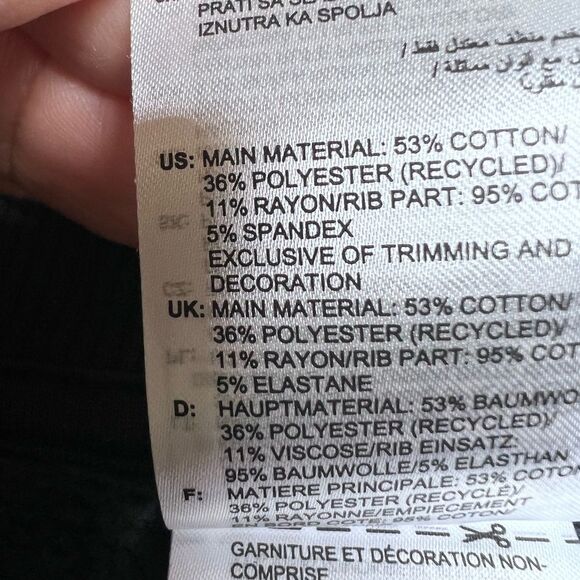 Adidas Men's Black Crewneck Logo Graphic Sweatshirt M outdoorsy athletic sporty - Picture 7 of 8